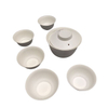 Ensemble de tasses à thé en pulpe pressée humide en gros