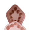 Emballage de pâte moulée par presse humide rose