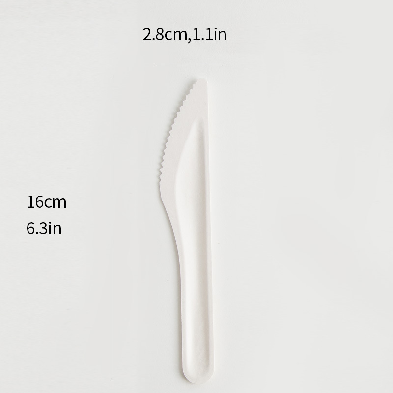 Ensemble de couteaux et fourchettes pour emballage de pâte moulée en gros