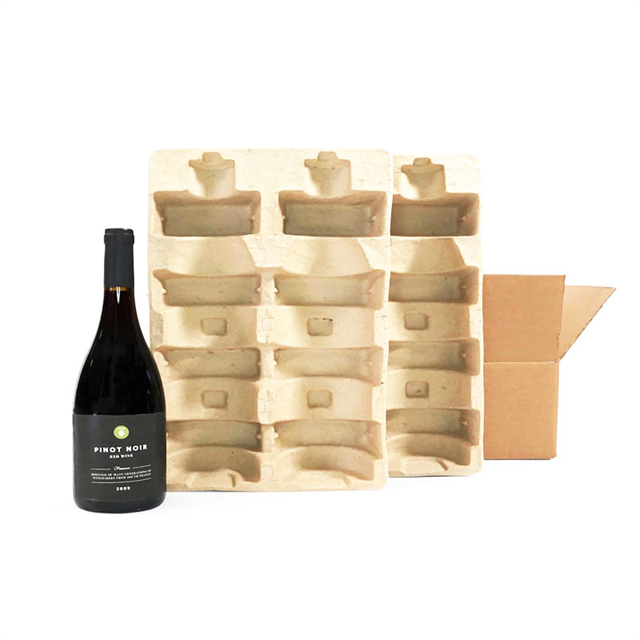 Plateaux à vin en pâte pressée à sec personnalisés