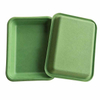 Plateaux de pulpe moulés verts personnalisés