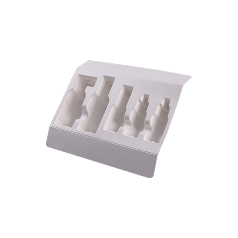 Emballage de pâte à papier cosmétique pressé humide personnalisé, vente en gros