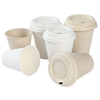 Gobelets en papier moulés biodégradables avec couvercles en gros