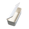 Emballage de pâte pressée humide à clapet blanc
