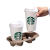 Plateau de tasse de café pressé à sec personnalisé en gros 