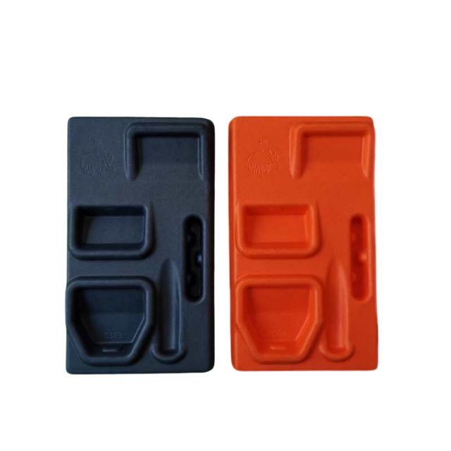 Plateau de pulpe moulé coloré pressé par voie humide