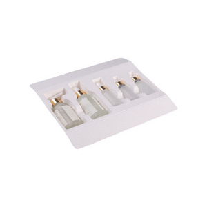 Emballage de pâte à papier cosmétique pressé humide personnalisé, vente en gros