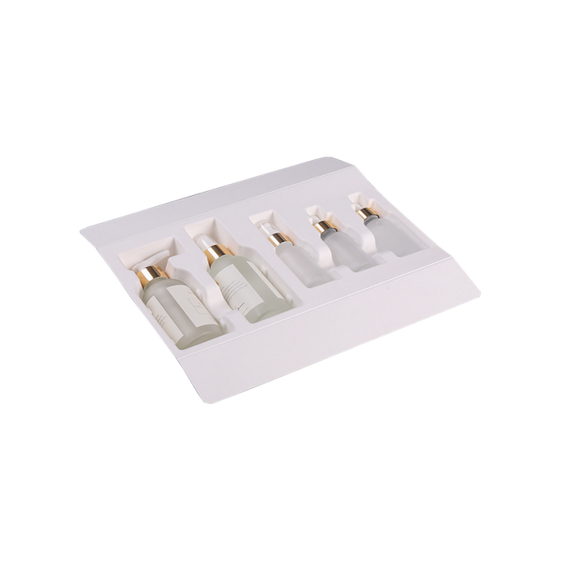 Emballage de pâte à papier cosmétique pressé humide personnalisé, vente en gros